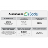 multas no eSocial Jardim São Paulo
