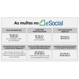 multas no eSocial São Domingos